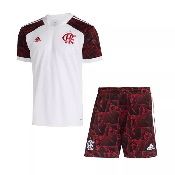 Camiseta Flamengo Replica Segunda Ropa Niño 2021/22 Blanco